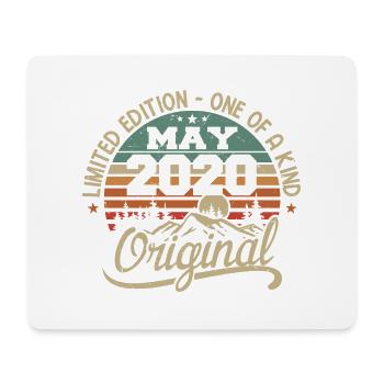 Mai 2020 Geburtstag Mai 2020 Geschenk 2020 Mai - Mousepad (Querformat) - Weiß - Vorne