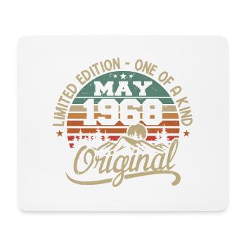 Mai 1968 anniversaire Mai 1968 cadeau 1968 Mai - Tapis de souris (format paysage) - blanc - Devant