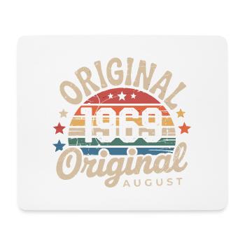 Original Août 1969 Vintage Anniversaire 1969 - Tapis de souris (format paysage) - blanc - Devant