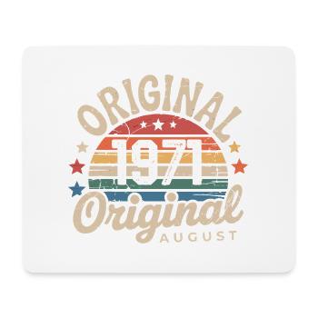 Original August 1971 Vintage Anniversary 1971 - Mouse Pad (horizontal) - white - Front