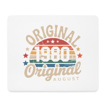 Original Août 1980 Vintage Anniversaire 1980 - Tapis de souris (format paysage) - blanc - Devant