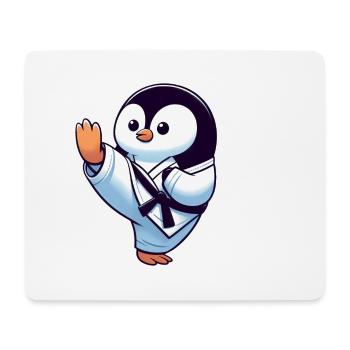 Drôle de pingouin Karaté Arts martiaux Arts martiaux - Tapis de souris (format paysage) - blanc - Devant