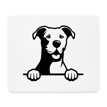 Dogo Argentino - Mouse Pad (horizontal) - white - Front