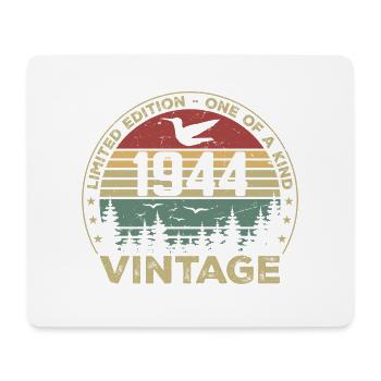 Vintage 1944 Original 1944 Retro Birthday 1944 - Mouse Pad (horizontal) - white - Front