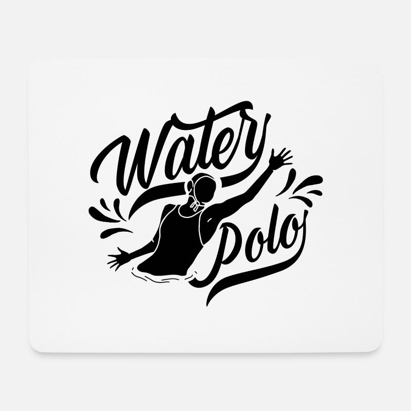 Wasserball Wasserballer Spieler Trainer - Mousepad (Querformat) - Weiß