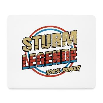 Sturm Legende - Mousepad (Querformat) - Weiß - Vorne