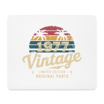 Awesome Since 1977 1977 Birthday Gift - Mouse Pad (horizontal) - white - Front