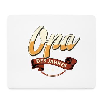 Family Design Opa des Jahres - Mousepad (Querformat) - Weiß - Vorne