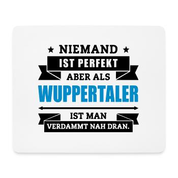 Funshirt Wuppertal - Mousepad (Querformat) - Weiß - Vorne
