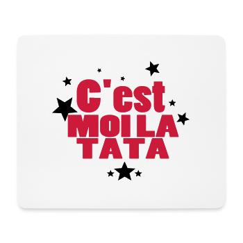 c'est moi lA TATA - Tapis de souris (format paysage) - blanc - Devant