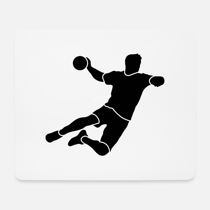 Handballer Handball - Mousepad (Querformat) - Weiß