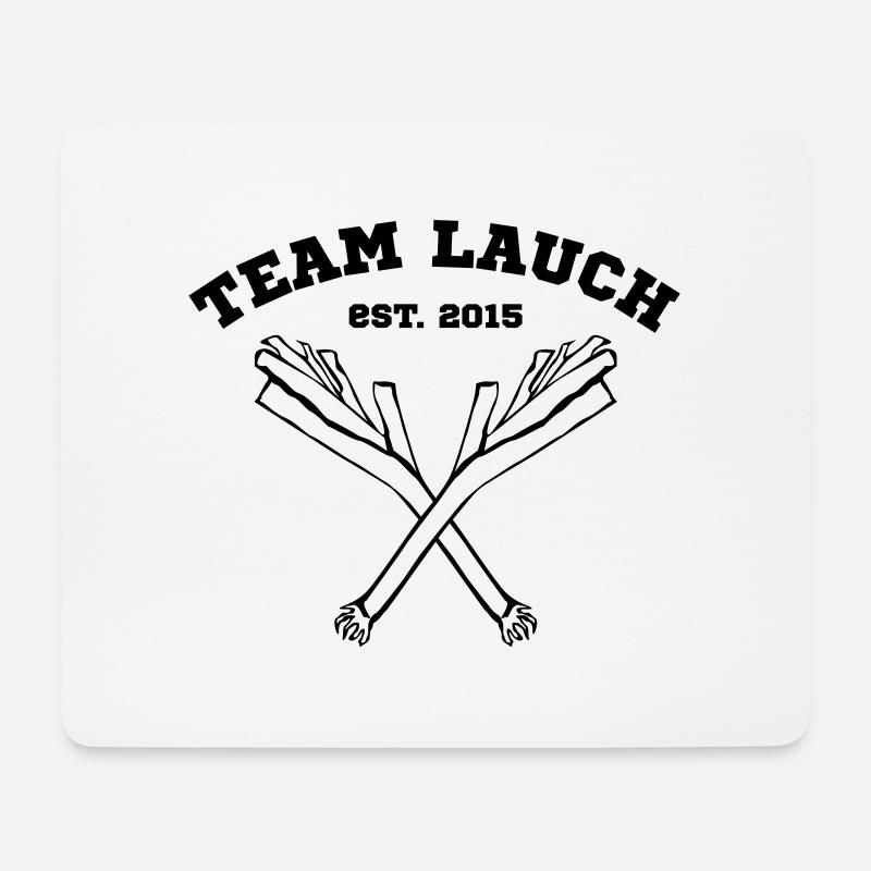Team Lauch - Mousepad (Querformat) - Weiß
