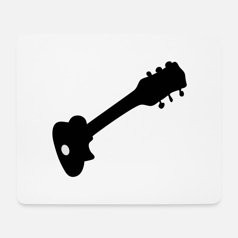 guitar - Mouse Pad (horizontal) - white