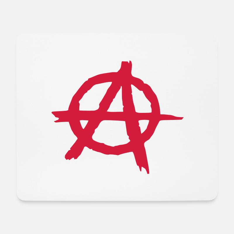Anarchy__V001 - Tapis de souris (format paysage) - blanc