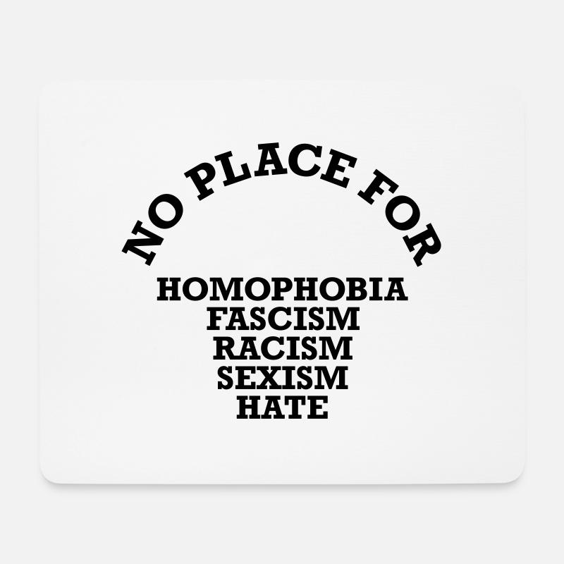NO PLACE FOR... 3000 - Tapis de souris (format paysage) - blanc