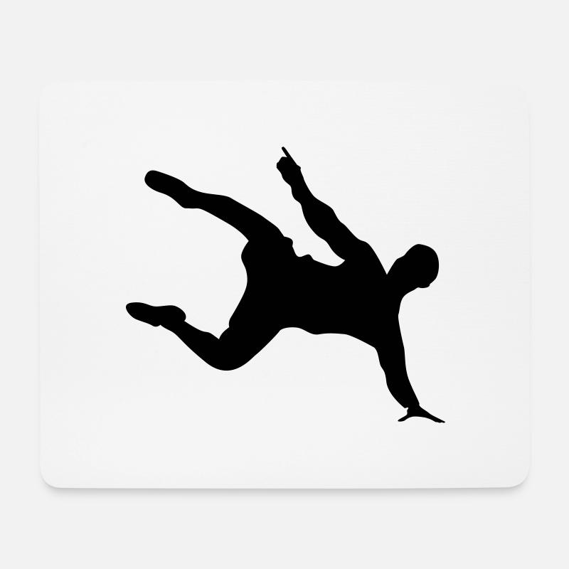 Breakdancer - Mousepad (Querformat) - Weiß
