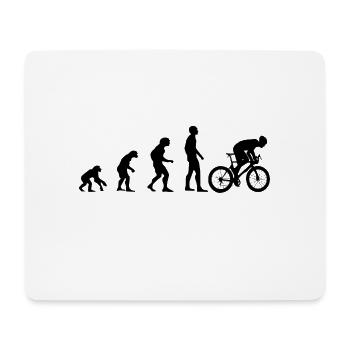 Evolution Biker - Mousepad (Querformat) - Weiß - Vorne