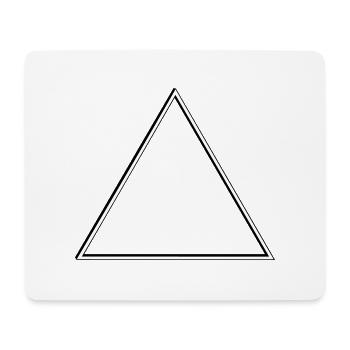 triangle - Mouse Pad (horizontal) - white - Front