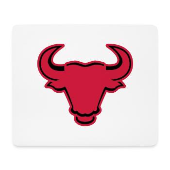 stier___f2 - Tapis de souris (format paysage) - blanc - Devant