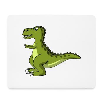 T Rex Dino Dinosaur - Mouse Pad (horizontal) - white - Front