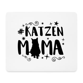 katzen mama - Mousepad (Querformat) - Weiß - Vorne
