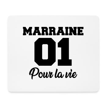 marraine 01 pour la vie - Mouse Pad (horizontal) - white - Front