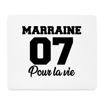 marraine 07 pour la vie - Mousepad (Querformat) - Weiß - Vorne