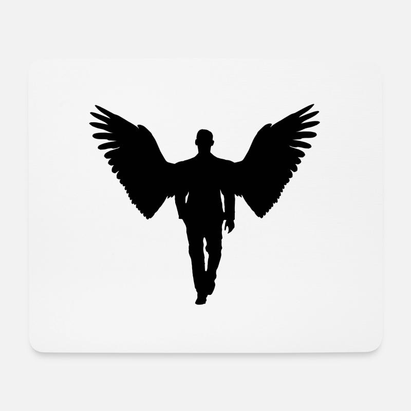Luzifer - Mousepad (Querformat) - Weiß