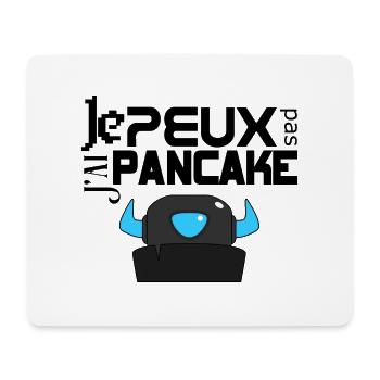 Je ne peux pas j'ai pancake pekka jeux geek cadeau - Tapis de souris (format paysage) - blanc - Devant
