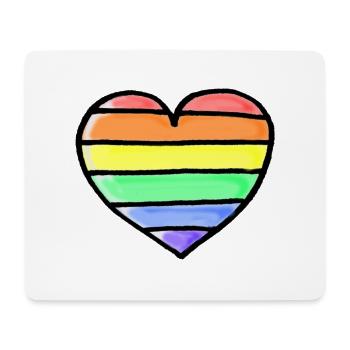 LGBT Pride - Mouse Pad (horizontal) - white - Front