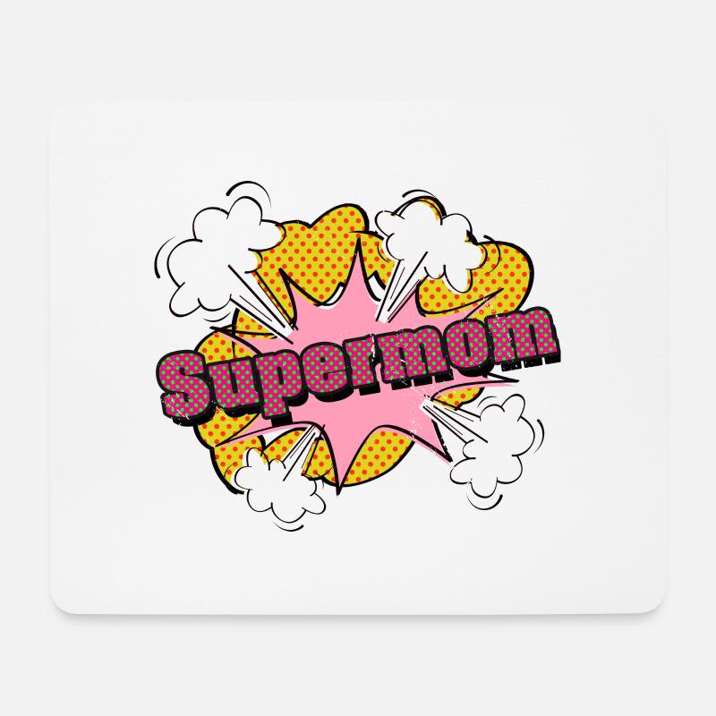 Supermom - Mouse Pad (horizontal) - white