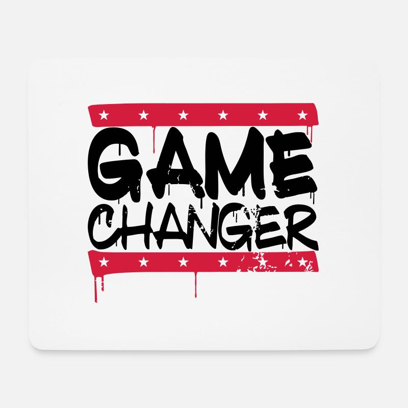 Game Changer - Mousepad (Querformat) - Weiß