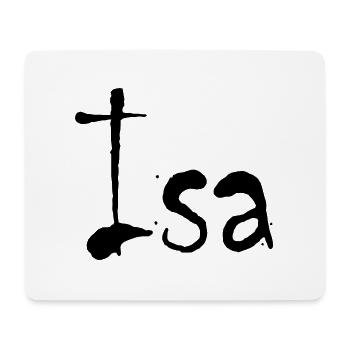 Isa - Mouse Pad (horizontal) - white - Front