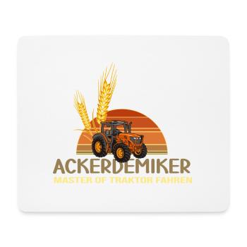 traktoren bauer acker traktor landwirtschaft ernte - Mousepad (Querformat) - Weiß - Vorne