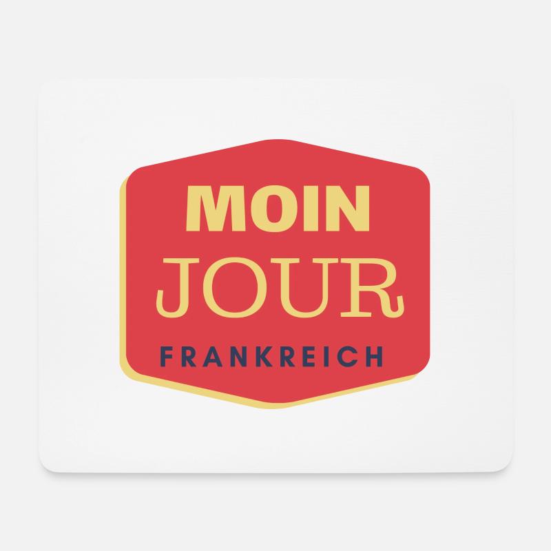 MOIN JOUR FRANKREICH - MoinJour 23 - Mousepad (Querformat) - Weiß