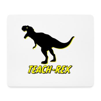 Teach-Rex - Mousepad (Querformat) - Weiß - Vorne
