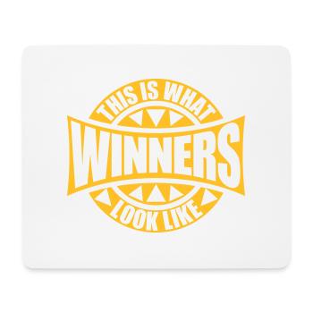 What Winners Look Like - Mousepad (Querformat) - Weiß - Vorne