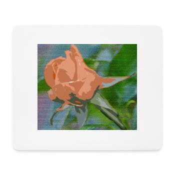 Orange liquide - Tapis de souris (format paysage) - blanc - Devant