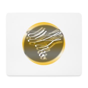 Golden ornament - Mouse Pad (horizontal) - white - Front