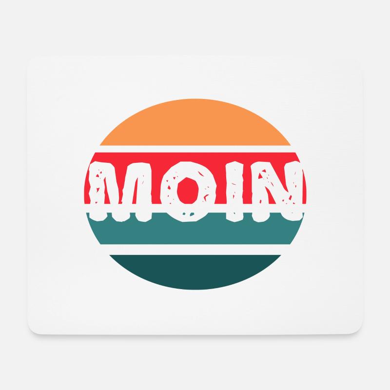 moin - Mousepad (Querformat) - Weiß