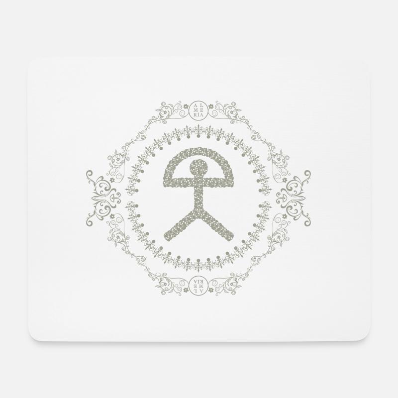 Indalo Craneos - Mousepad (Querformat) - Weiß