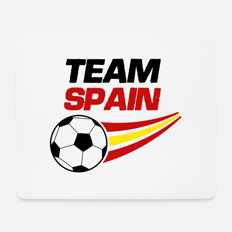 team spain soccer - Mousepad (Querformat) - Weiß