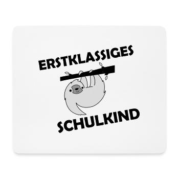 First class school kid 002 - Mouse Pad (horizontal) - white - Front