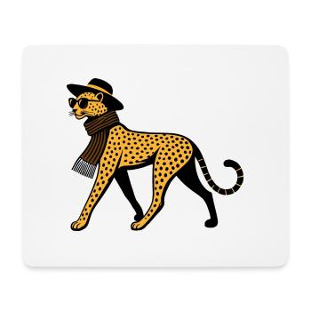 Leopard chic - Mouse Pad (horizontal) - white - Front
