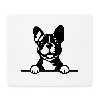 Français - Tapis de souris (format paysage) - blanc - Devant