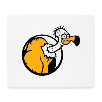 Geier Aasfresser Vogel lustig Geiern Aasgeier Spaß - Mousepad (Querformat) - Weiß - Vorne