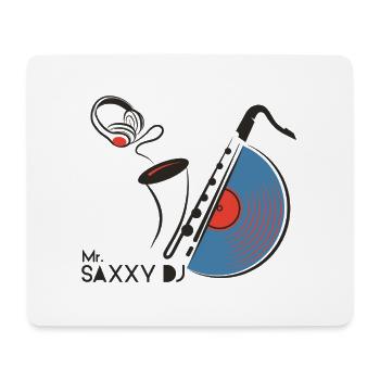 Mr. Saxxy DJ - Mousepad (Querformat) - Weiß - Vorne