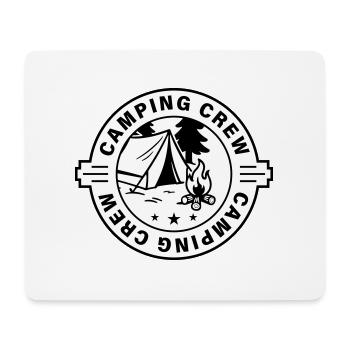Tentes de camping - Tapis de souris (format paysage) - blanc - Devant