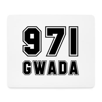 GWADA 971 - Mousepad (Querformat) - Weiß - Vorne