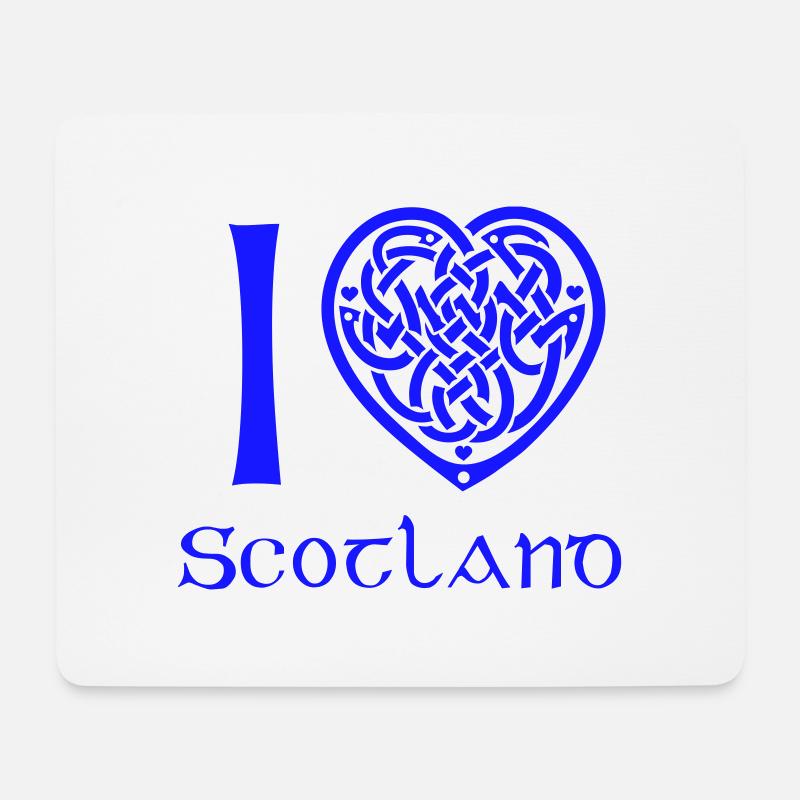 Ich liebe Schottland - Mousepad (Querformat) - Weiß